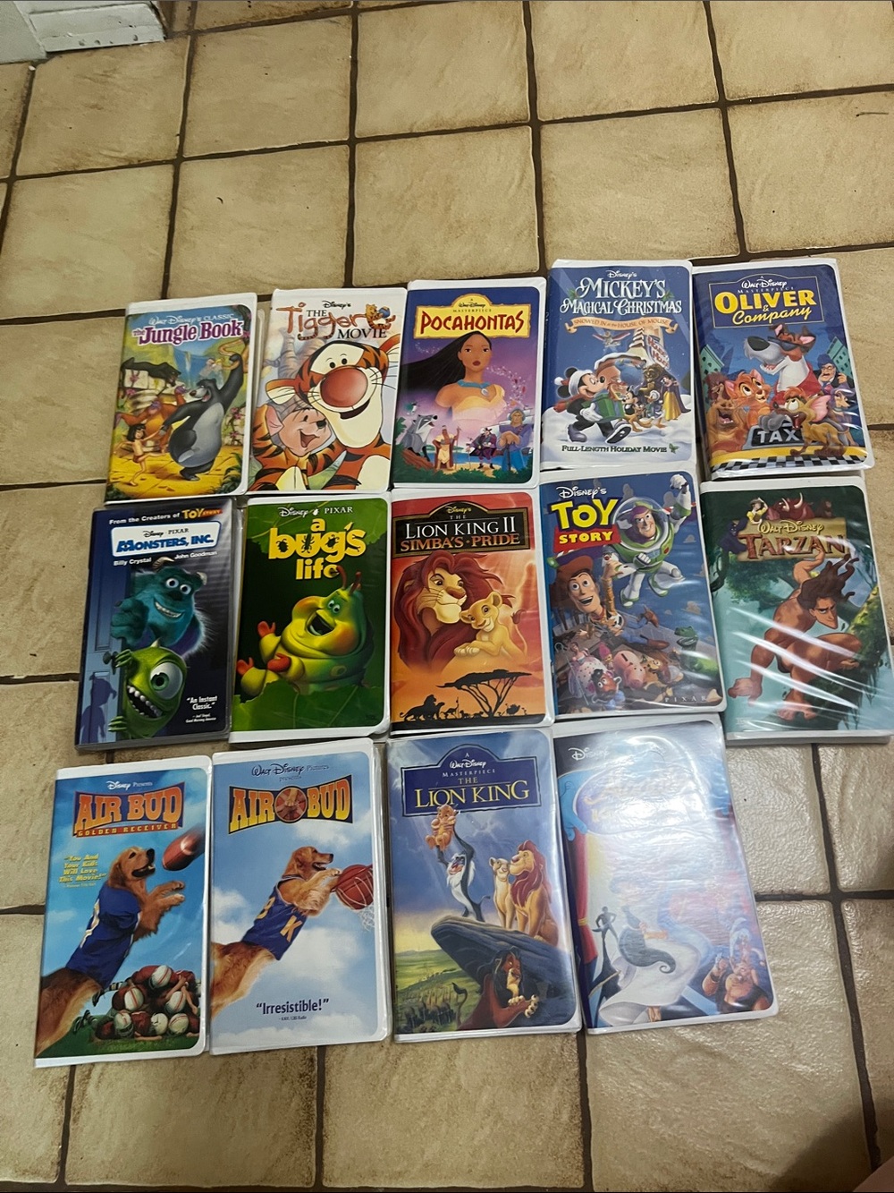Air Bud VHS Movie Duo - Blue Cover Art